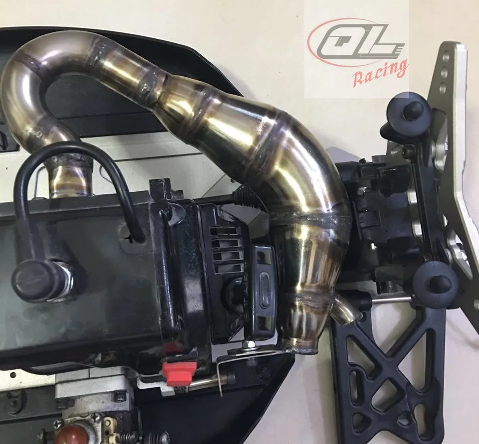 Металлическая производительность Exhansted Pipe для LOSI TLR 5IVE B|Детали и аксессуары| |