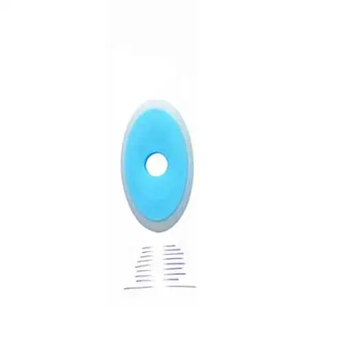1PCS Oval Eraser Цветная стираемая гелевая ручка 0,5 мм, моющаяся ручка для заправки стержня для студенческого ребенка, подарок, милые кавайные ручки, школьные принадлежности, канцелярские принадлежности - Цвет: 1PCS Oval Eraser