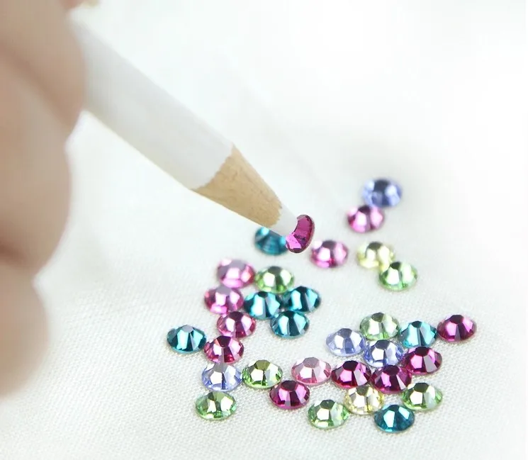 20 шт./лот точечная ручка для ногтей инструменты сбора страз кристаллический