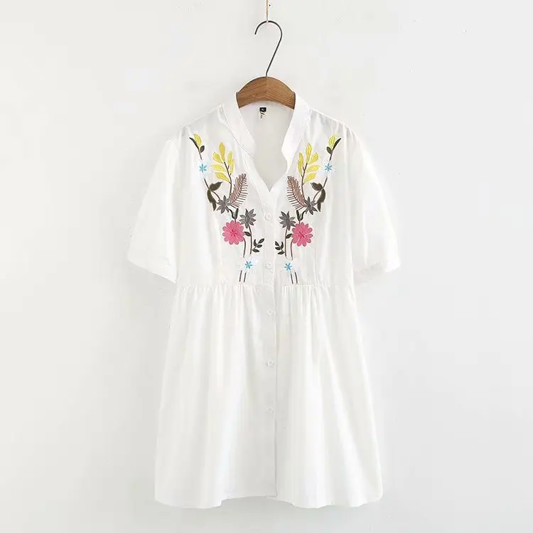 2019 плюс Размеры Повседневное блузки весна лето женская одежда модные свободные