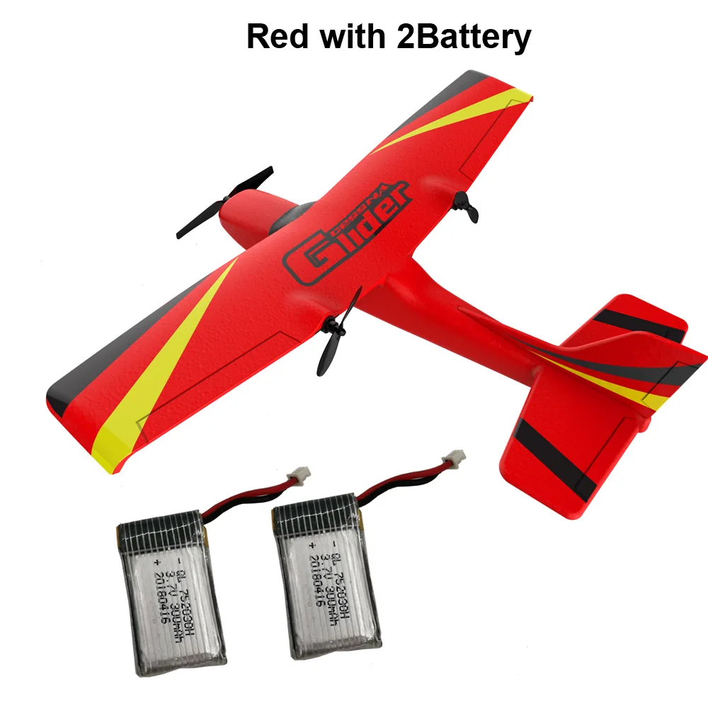 2 Battery Red Z50 RC самолет EPP планер из пеноматериала самолет с гироскопом 2,4G 2CH пульт дистанционного управления размах крыльев 25 минут время полета RC игрушечный самолет - Цвет: 2 Battery Red