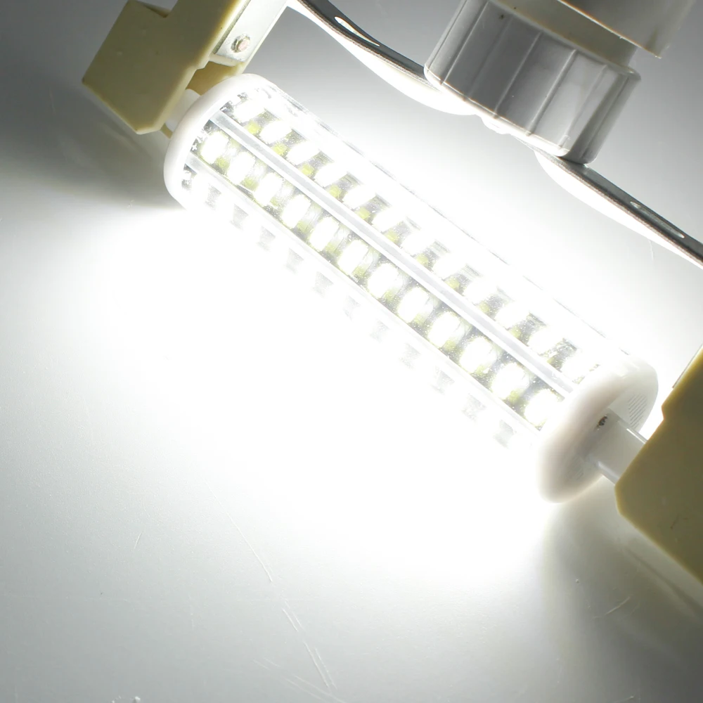 1 шт. R7S Светодиодная лампа кукуруза SMD5730 диммируемая 78 мм 118 135 189 SMD светильник 8 Вт