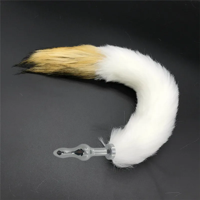 Cute Soft Cat ears Headbands with Fox Tail Bow Metal Butt Anal Plug Erotic Cosplay Accessories Adult Sex Toys for Couples | Красота и