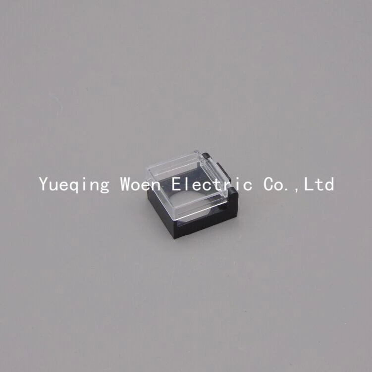 

Rectangular shield button switch, button switch accessory button dustproof cover opening 16mm