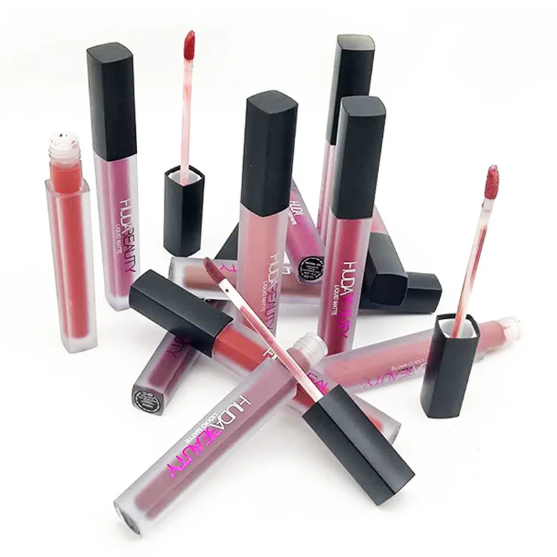Жидкая помада Hudas Beauty 12 шт. блеск для губ Косметическая Помада пигмент