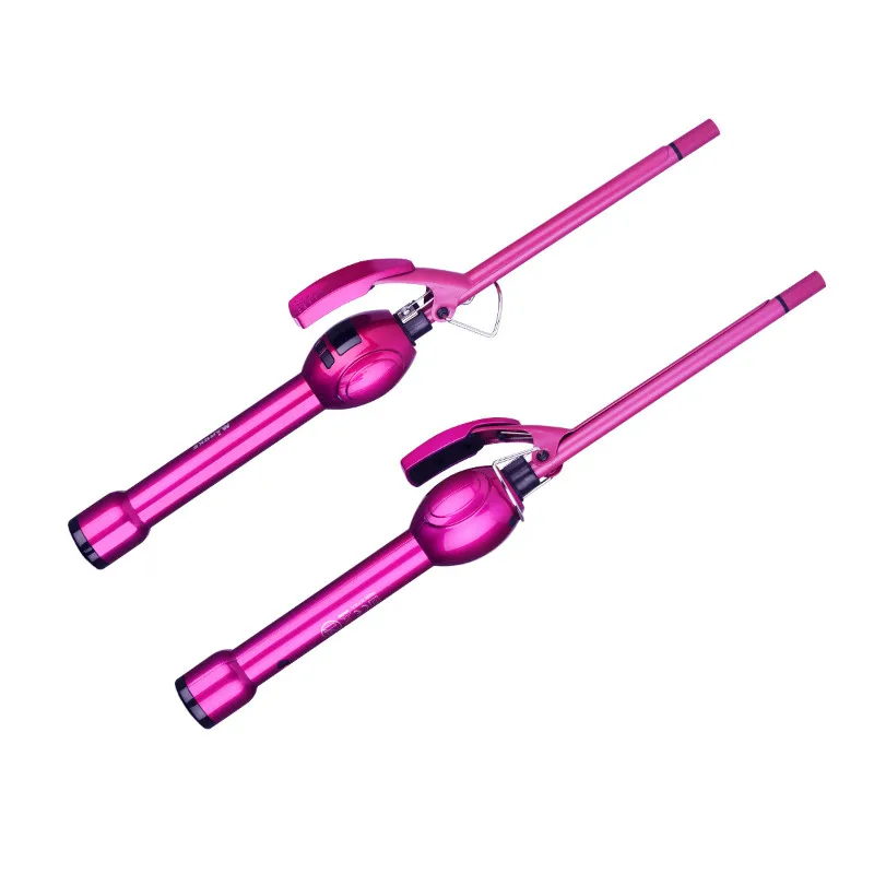 

CkeyiN 9MM Single Tube Ceramic Hair Curler Roller Styler Fluffy Small Wave Corrugated Spiral Curling Iron Wand Hairdressing 40