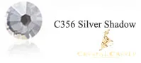 356 Silver Shadow Кристалл замок класс 5а шелк горячей фиксации страз Erinite железо на камне прозрачный Бирюзовый Кобальт Diy Стекло горячей фиксации Стразы - Цвет: 356 Silver Shadow