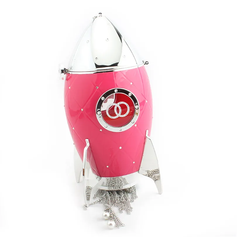 Rocket женские сумки через плечо вечерняя сумка клатч с бриллиантами и жемчужными