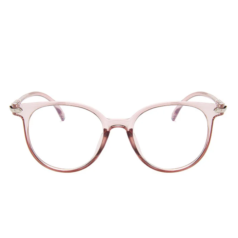 Модные женские очки в оптической оправе винтажные с прозрачными стеклами для