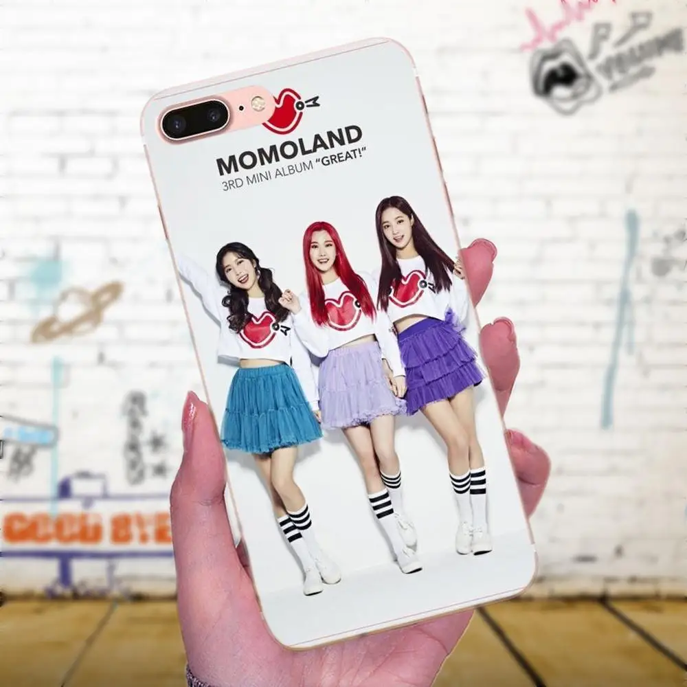 Специальный Роскошный чехол для телефона K-pop Momoland Apple iPhone 4 5 5C 4S SE 6 6S 7 8 Plus X XS Max XR |