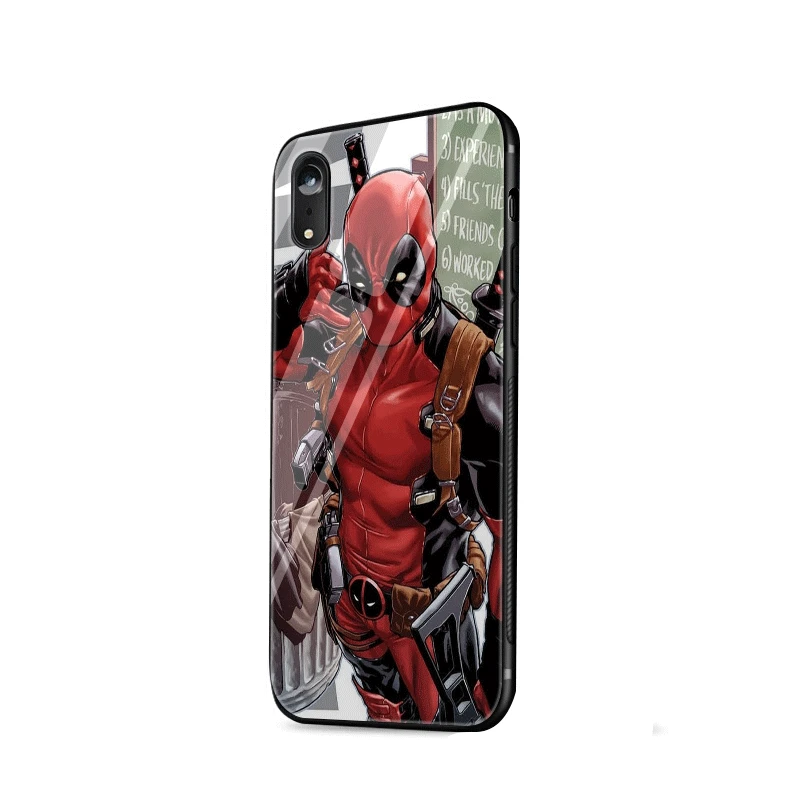 Чехол Deadpool Marvel Wade Winston Wilson из ТПУ для iPhone 11 Pro XR X XS Max 5 5S 6 6s 7 8 Plus |