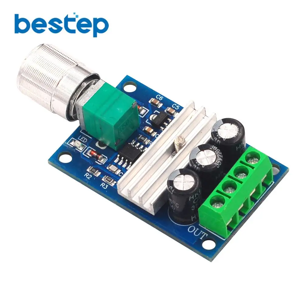 DC 6 V 12 24 28VDC 3A 80 W ШИМ регулятор скорости двигателя Регулятор регулируемой
