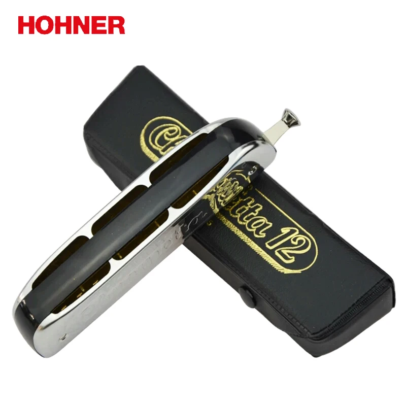 Hohner 255 Chrometta 12 отверстий Хроматические 12 гармоника, ключ мажор