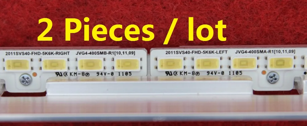 

UA40D5000PR LTJ400HM03-H LED strip BN64-01639A 2011SVS40-FHD-5K6K-Right LEFT 2011SVS40 56K H1 1CH PV2 Pieces/lot 440mm 62LED