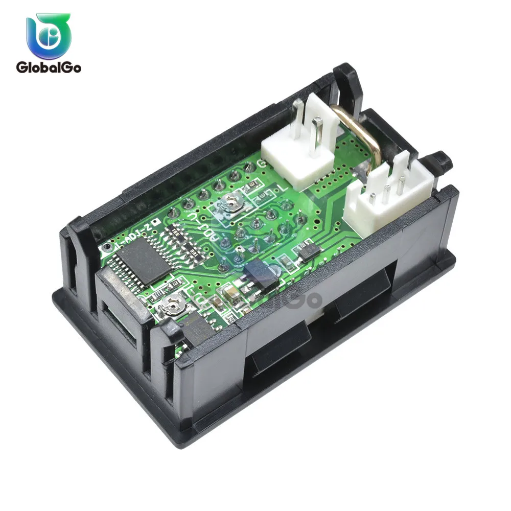 DC/100 V/10A цифровой амперметр вольтметр Синий Красный светодиодный двойной цифровой панельный Ампер Вольтметр датчик для автомобиля измеритель тока