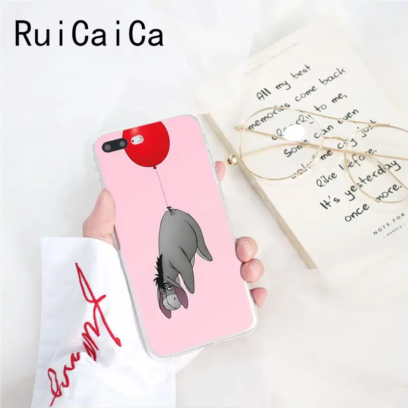 Чехол для телефона RuiCaiCa Baby Eeyore Donkey из ТПУ чехол iPhone 8 7 6 6S Plus X XS MAX 5 5S SE XR 10 |
