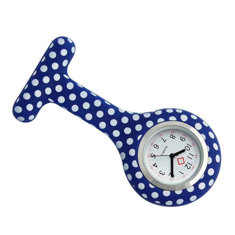 Силиконовые часы медсестры fob карманные кварцевые медицинские dots doctor nursing