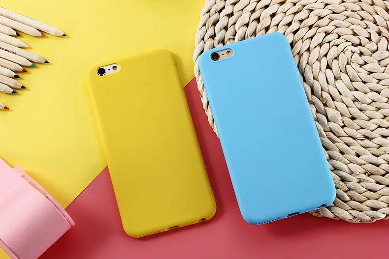 Матовый Мягкий силиконовый чехол карамельного цвета из ТПУ для Xiaomi Redmi 4A 4X Note 5A / Mi