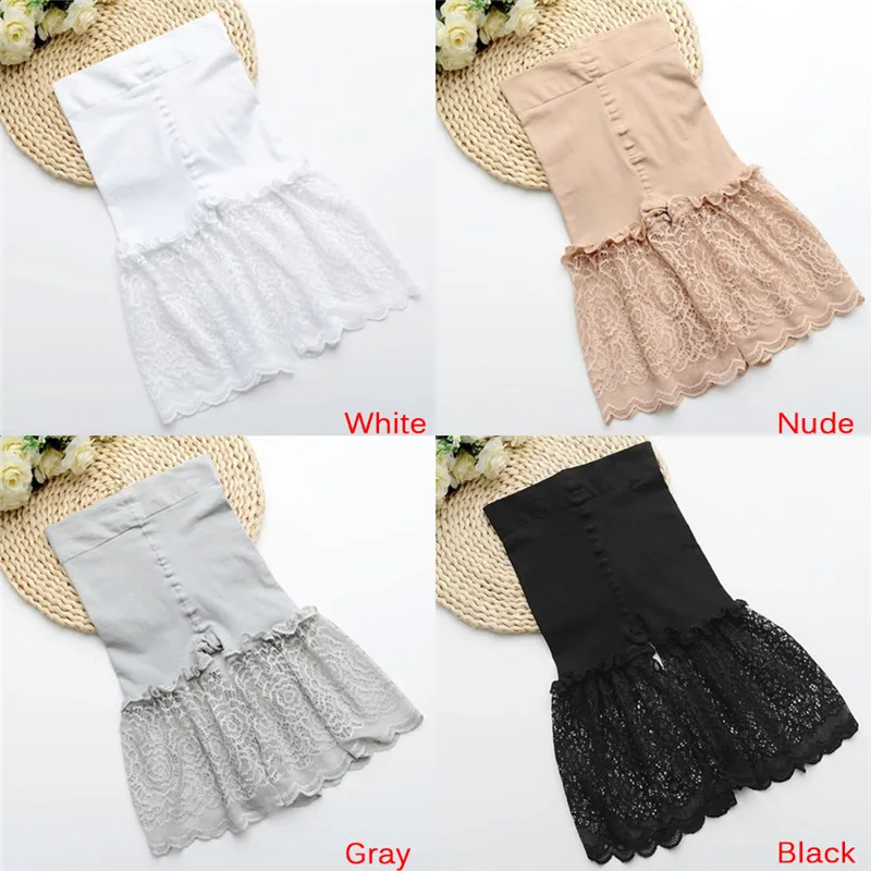 Для женщин Высокая Талия кружевные шорты штаны безопасности брюки женские