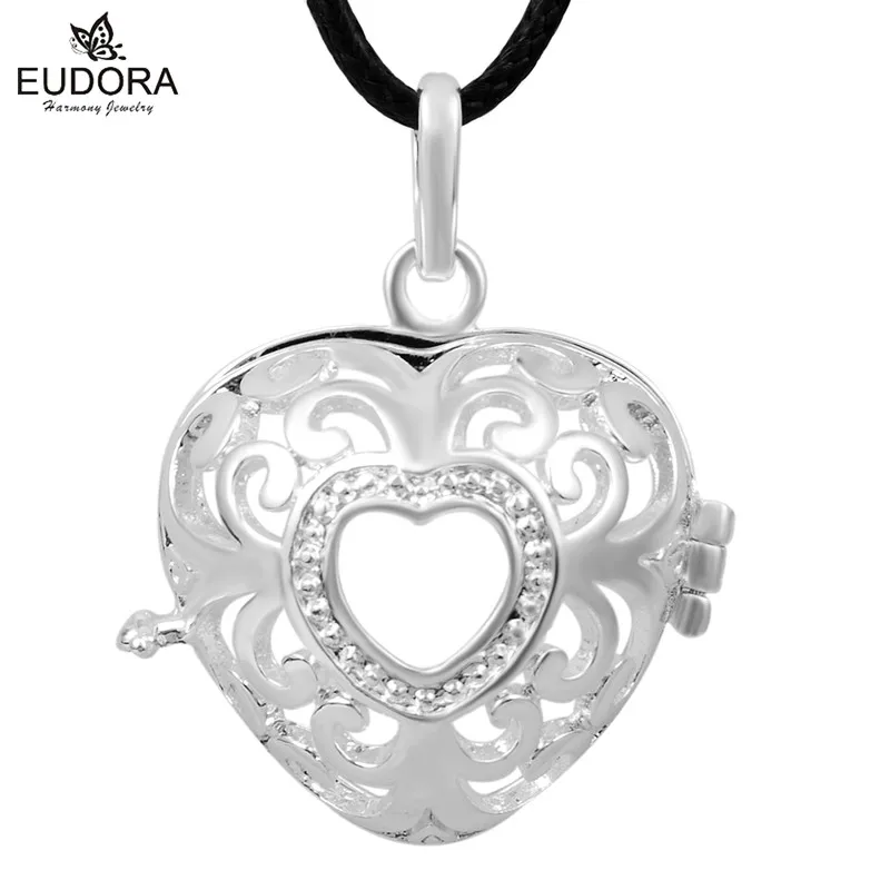 1 шт. Гармонии медальон Сердце Кейдж Подвеска для 20 ММ Ребенок Абонент Мяч Бола