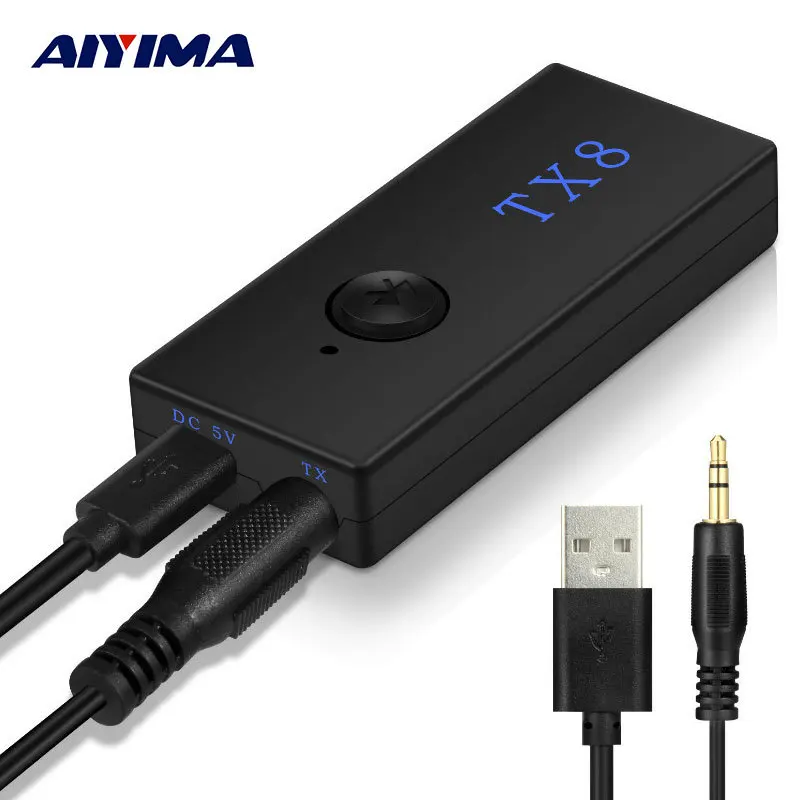 Aiyima Беспроводной адаптер Bluetooth 3 0 передатчик приемник TX8 ТВ передатчик|transmitter