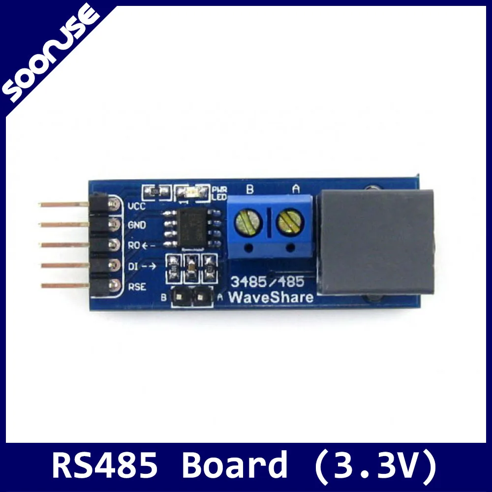 Placa de Módulo Transceptor Conversor Placa Desenvolvimento Avaliação Kit 3.3 v Rs485 Sp485 – Max485
