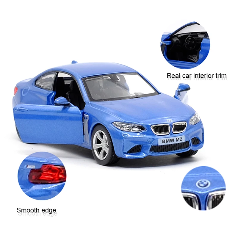 RMZ CITY 1: 9 M2 спортивный автомобиль литый под давлением из сплава модель игрушки с
