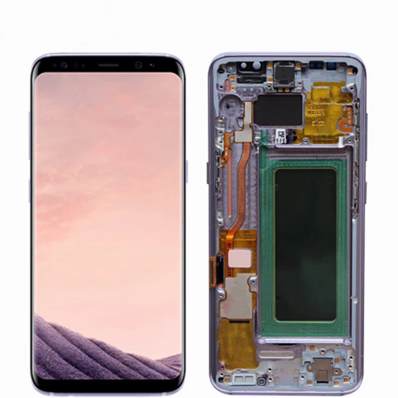 5 8 ''/6 2'' дисплей с рамкой для Samsung S8 G950F G950U LCD Plus G955 G955F кодирующий