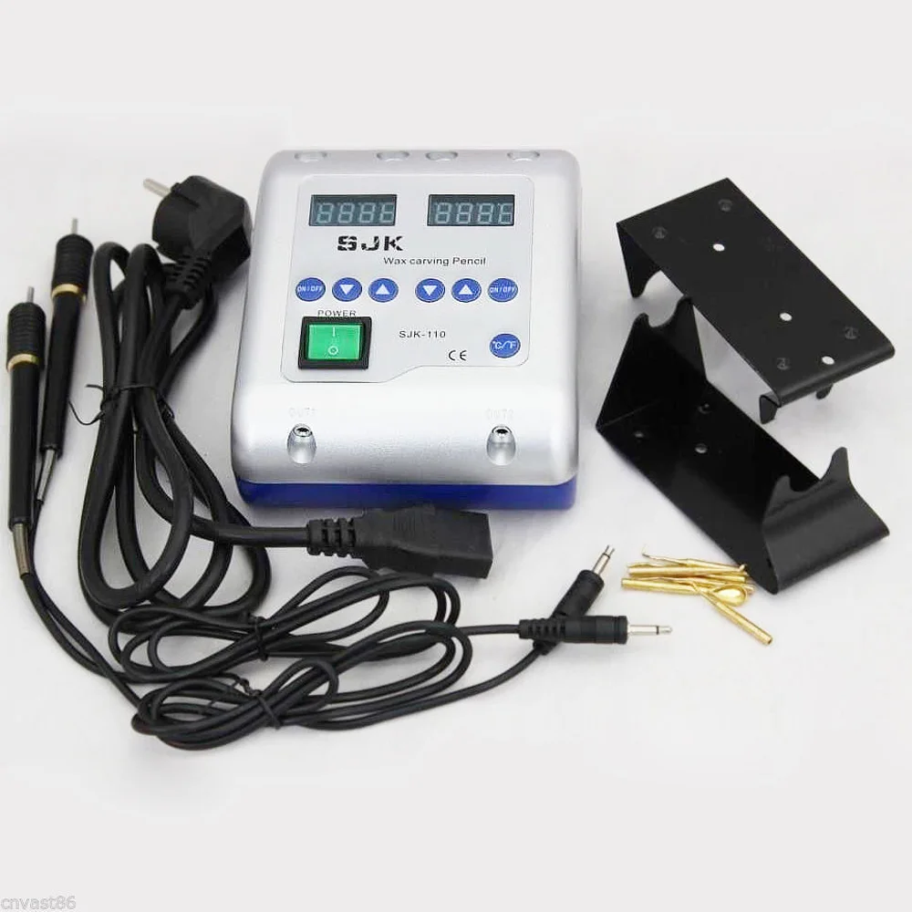 Dental Lab Equipment Digital Electric Wax Carver Knife Double Carving Pen Pencil / 6 Tips 2 for Jewelry 220V | Красота и здоровье