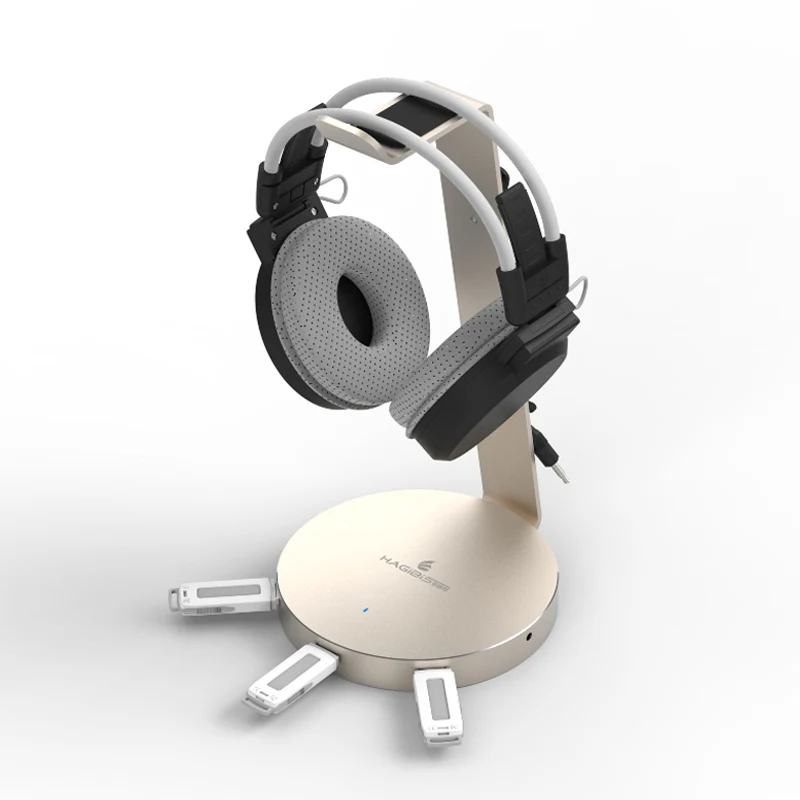 Вешалка для наушников hagilis USB 3 0 гарнитура подставка с 4 портами usb хаб дисплея