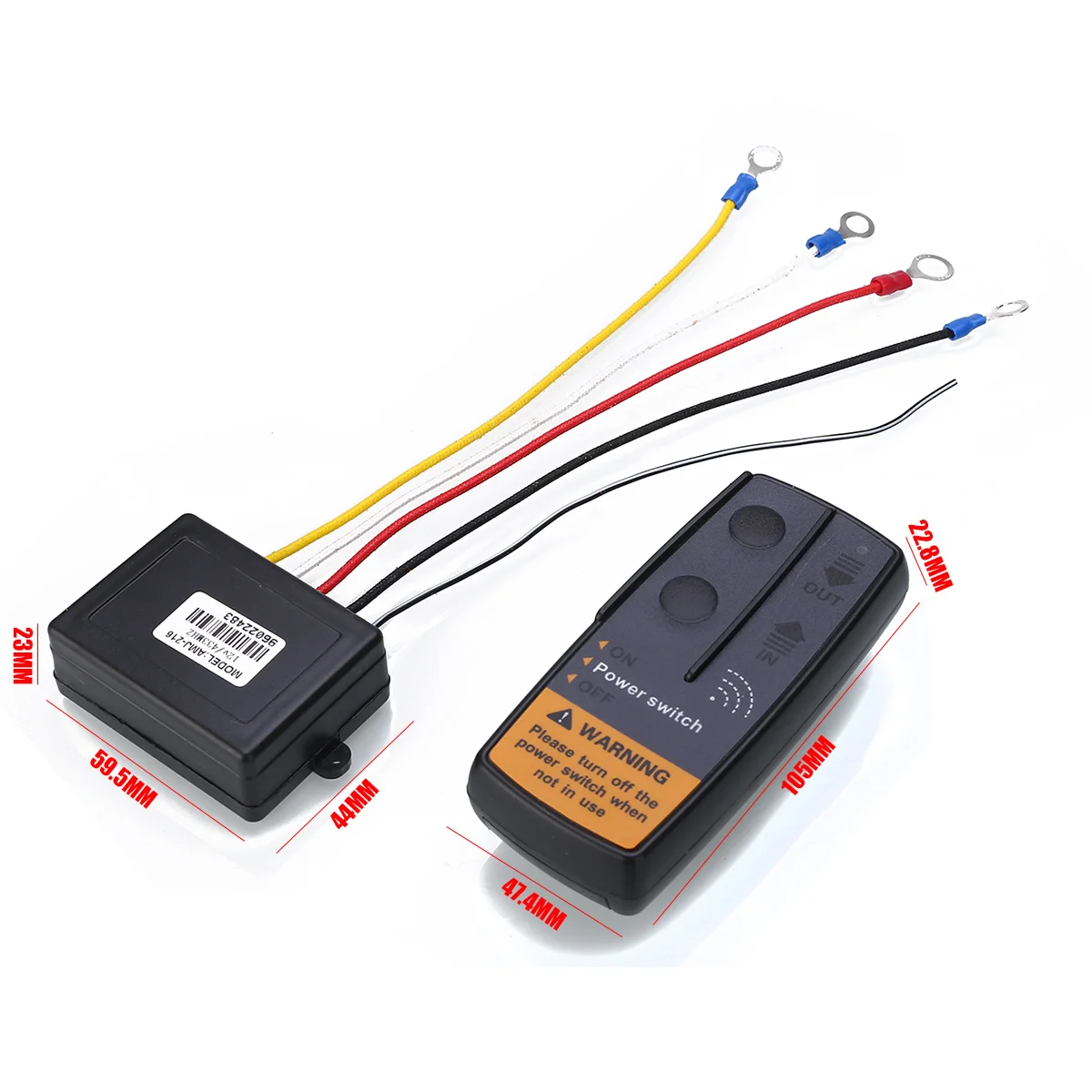 2 4G 12V Автомобильная Беспроводная лебедка электрический пульт дистанционного