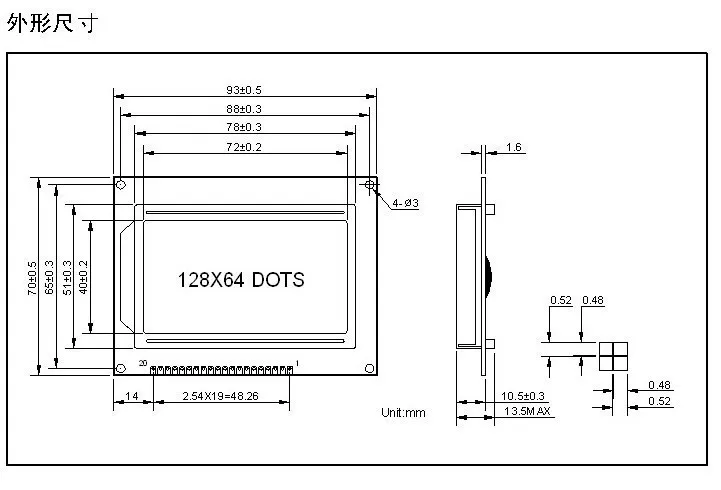 AEAK 12864 128x64 точки графика синего цвета Подсветка ЖК-дисплей модуль для arduino raspberry pi