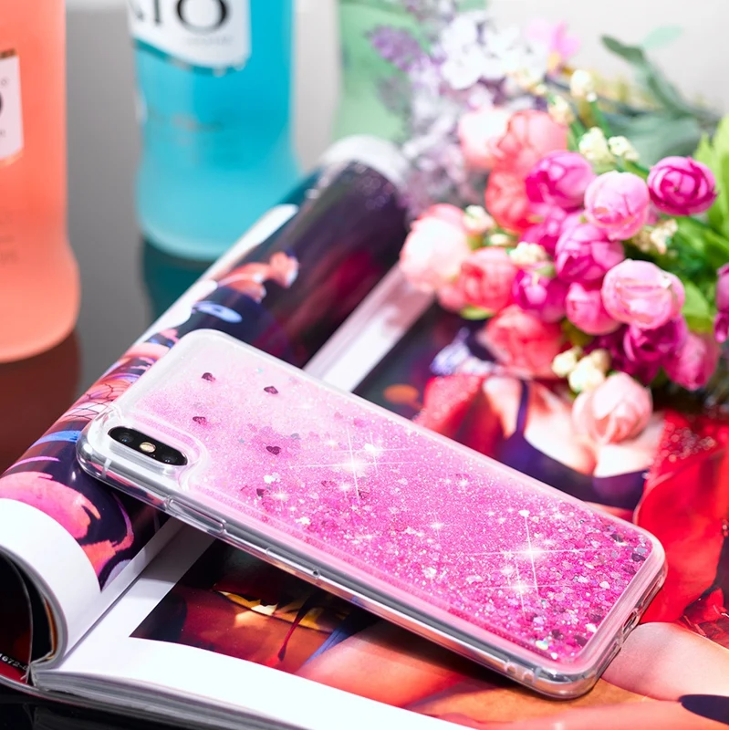 Жидкий чехол для Motorola Moto E4 G5S C G6 Z3 E5 Plus Play EU US Nokia 6,1 6 1 zte Max XL Блестящий Мягкий силиконовый чехол