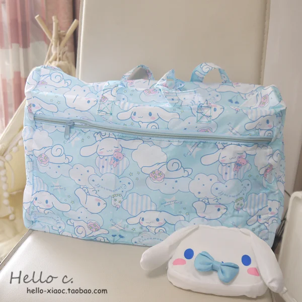 Мультяшный My Melody Cinnamoroll pompurin Anpanman портативный складной чемодан дорожные сумки