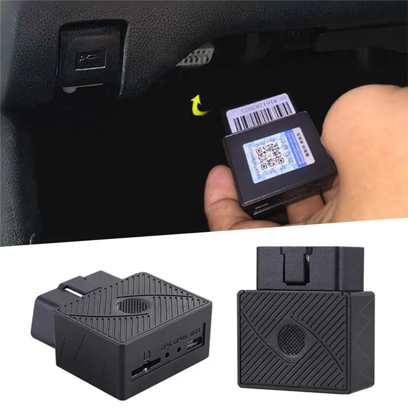 OBD II gps трекер 16PIN Play Car GSM OBD2 Plug локатор OBDII с онлайн программным обеспечением