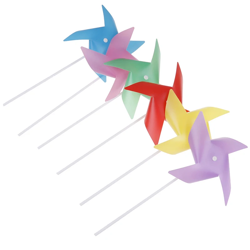 10 шт./лот самостоятельная сборка ветряная мельница детская игрушка домашний сад