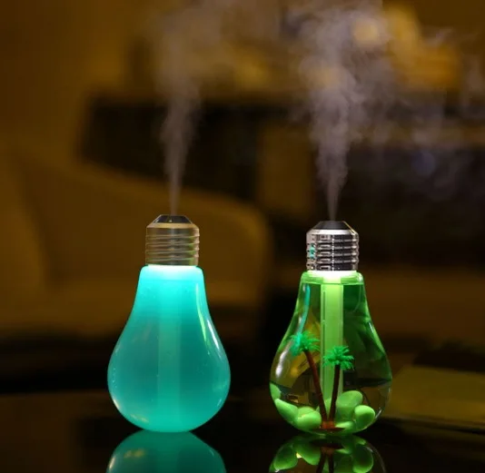 Фонарик бесплатная доставка мини увлажнитель воздуха в форме лампы с радужным