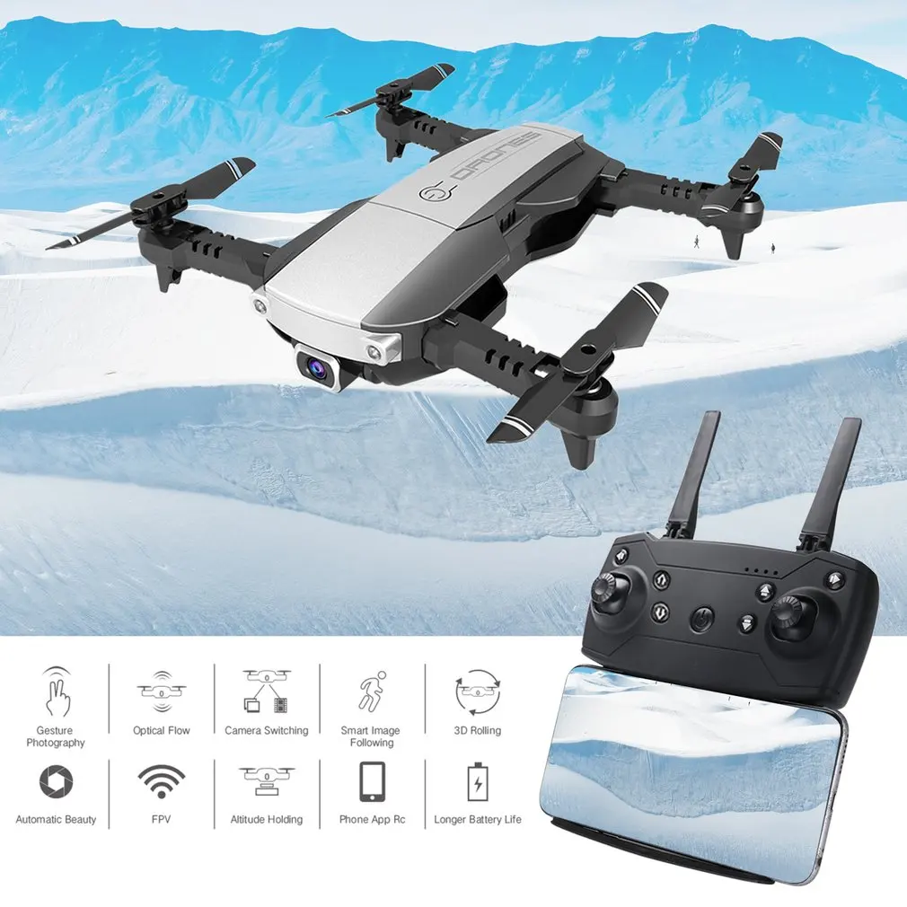 Квадрокоптер с HD 1080P/4K камерой Дрон GPS 2 4G Wi-Fi FPV Радиоуправляемый игрушка в виде