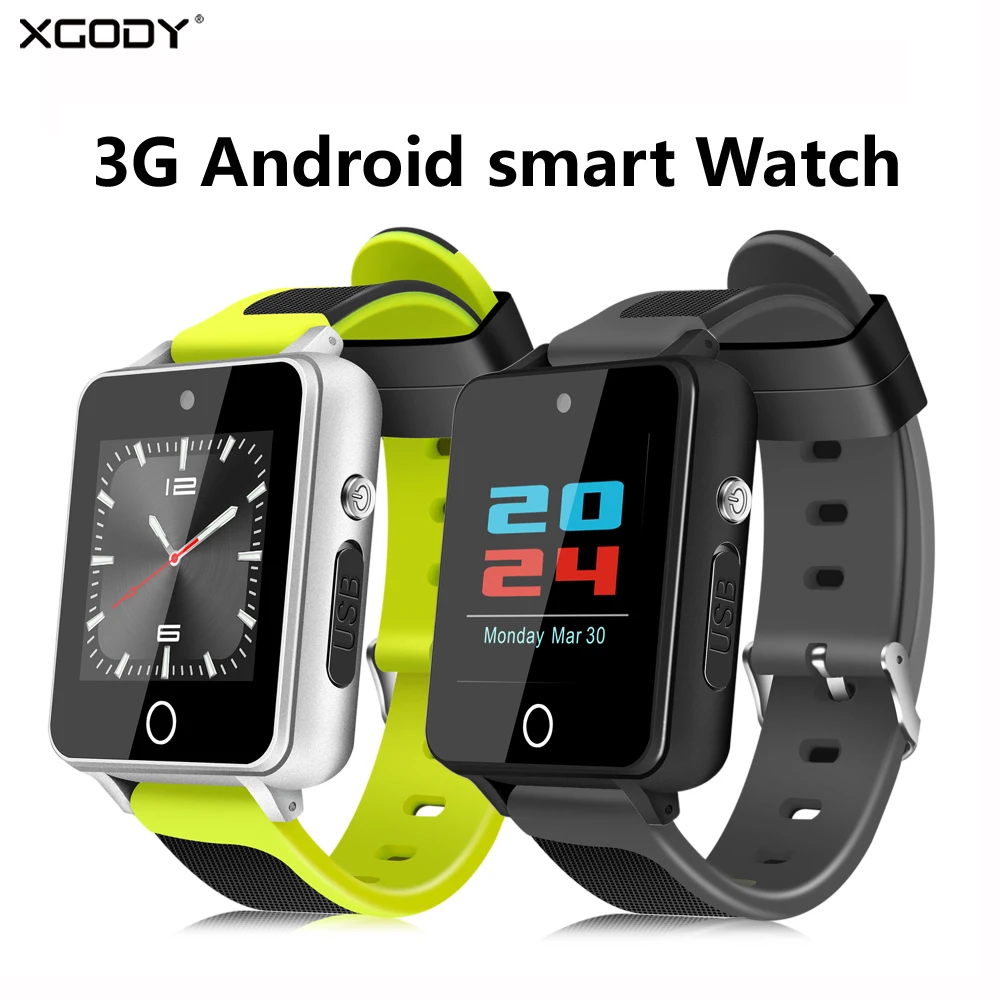 XGODY S9 3g сеть gps смарт-браслет для мужчин и женщин Android Смарт-часы поддерживает Wi-Fi