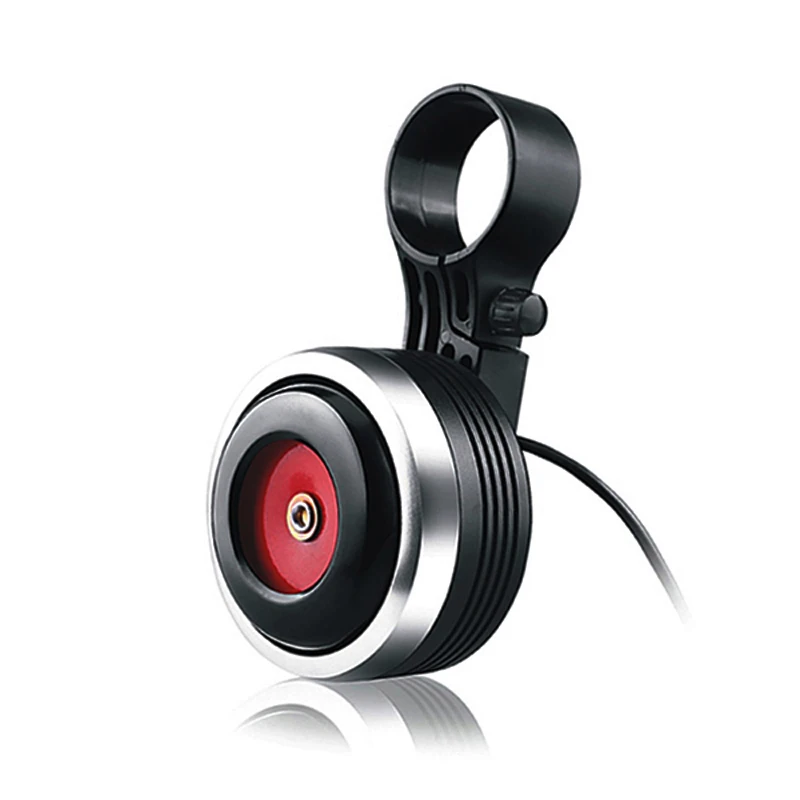 I shape bell Usb зарядка кольцо Электрический рожок Противоугонный MTB дорожный велосипедный Звонок с сигнализацией громкий звук dzwonek rowerowy Велоспорт сигнализация безопасности - Цвет: I shape bell