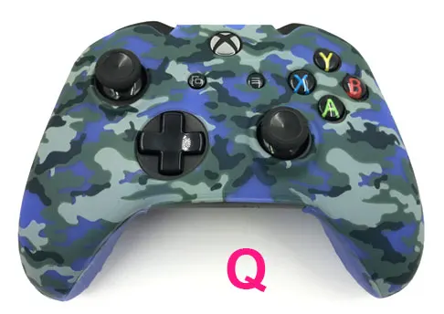 Q Силиконовый резиновый защитный чехол для Xbox One игровой контроллер - Цвет: Q