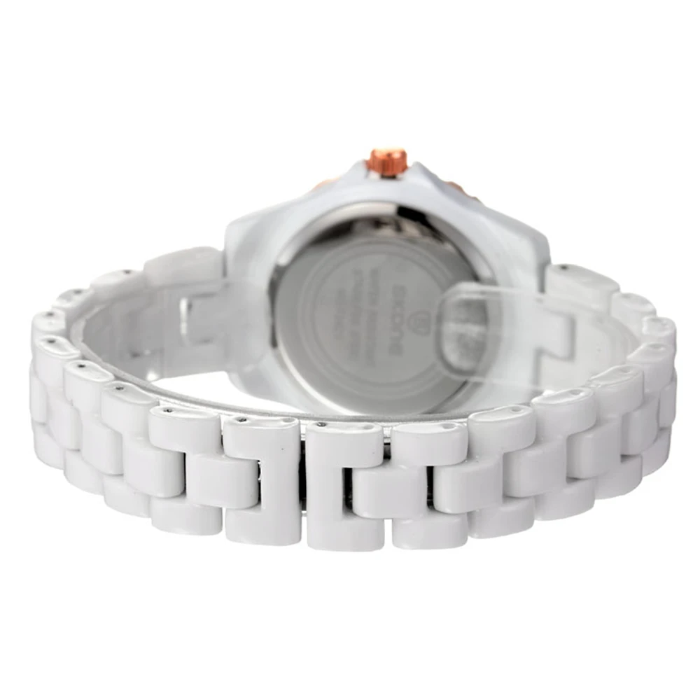 Керамика часы модные Повседневное Для женщин кварцевые relojes mujer SKONE Роскошные
