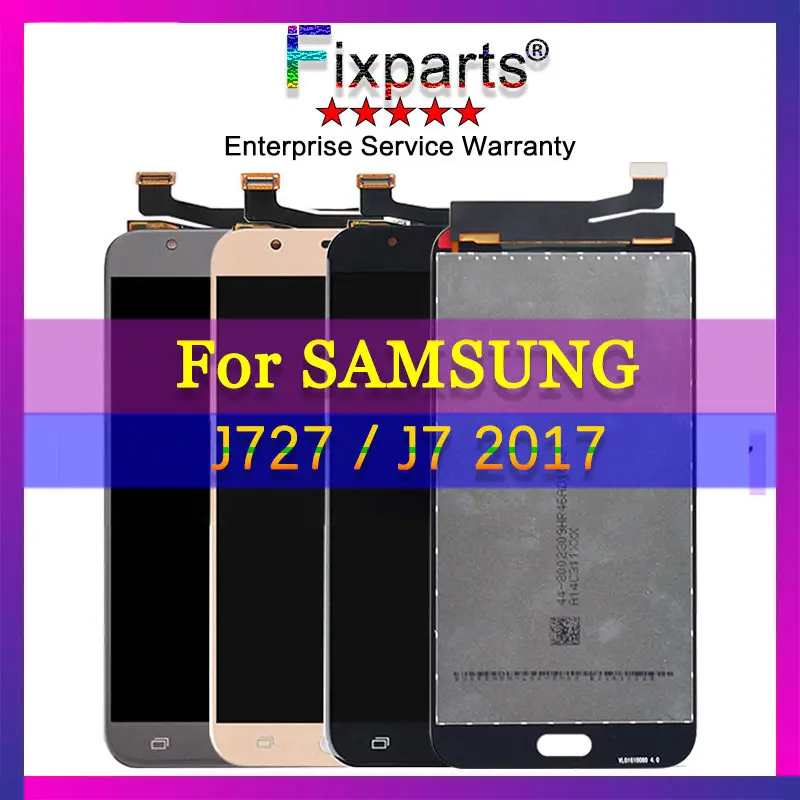 Для SAMSUNG GALAXY J7 SKY Pro J727 ЖК дисплей с сенсорным экраном дигитайзер в сборе запасные