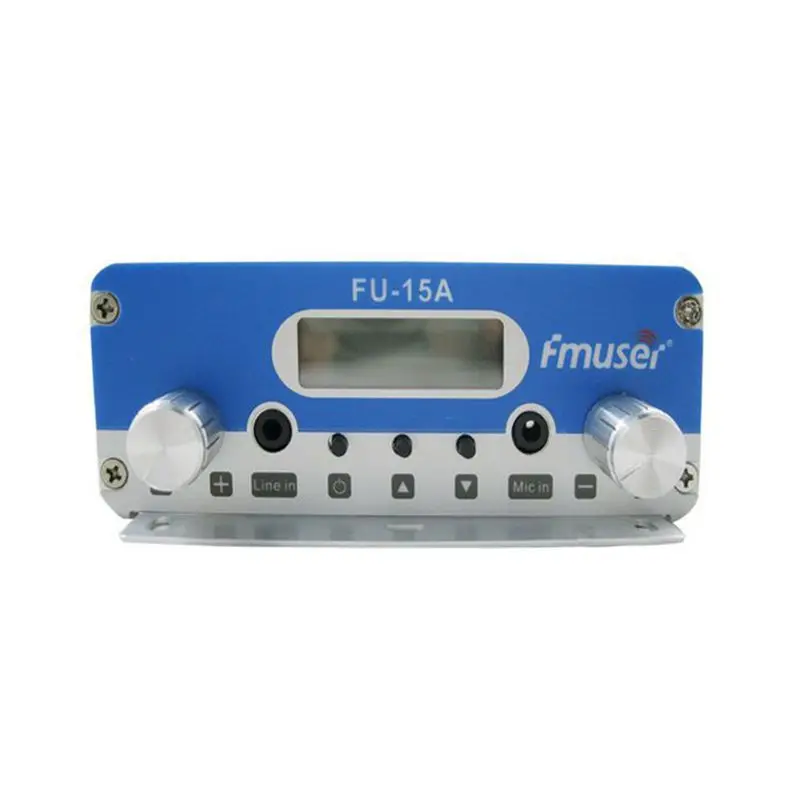 FMUSER FU 15A радио вещания + GP100 антенна 15 Вт FM передатчик для Церкви вмещает