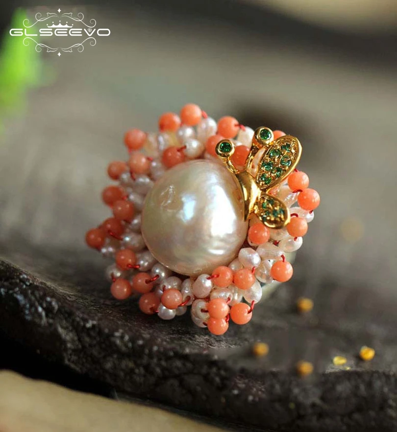 XlentAg брошки Жемчужный Цветок в стиле барокко из натуральной пресной воды для