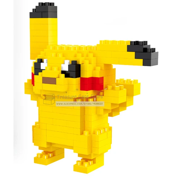 Мини блоки Пикачу; Чаризард Bulbasaur Squirtle алмазные строительные блоки игрушки без коробки - Цвет: 115
