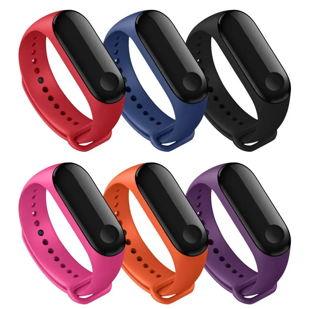 Горячая замена силиконовые часы ремешок Браслет Для Xiaomi Miband 3 Смарт