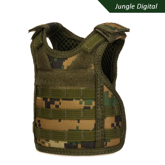 White Color Пивные военные жилеты Molle Тактические Премиум мини миниатюрные охотничьи охладители напитков регулируемые плечевые ремни Крышка чайника - Цвет: White Color