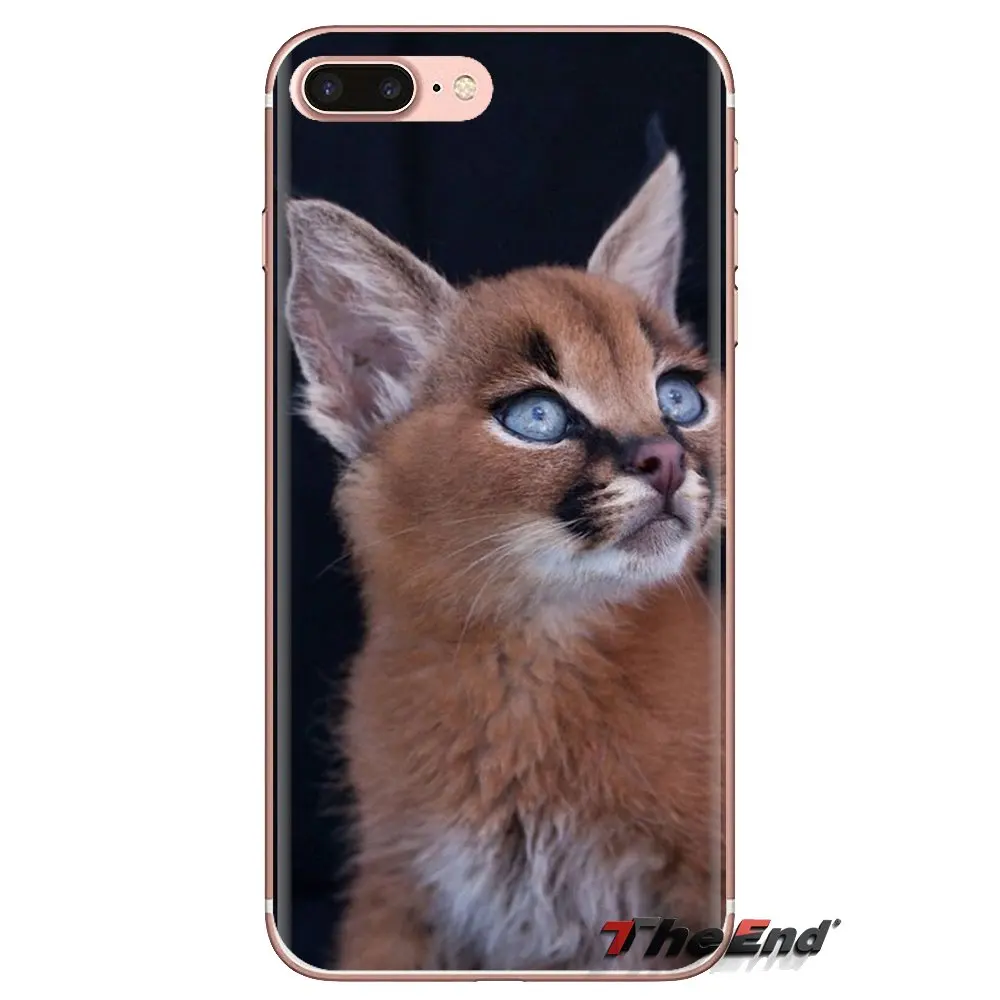 For Huawei G7 G8 P7 P8 P9 P10 P20 P30 Lite Mini Pro P Smart Plus 2017 2018 2019 Silicone Case Covers Africa Lynx Caracals kitten |