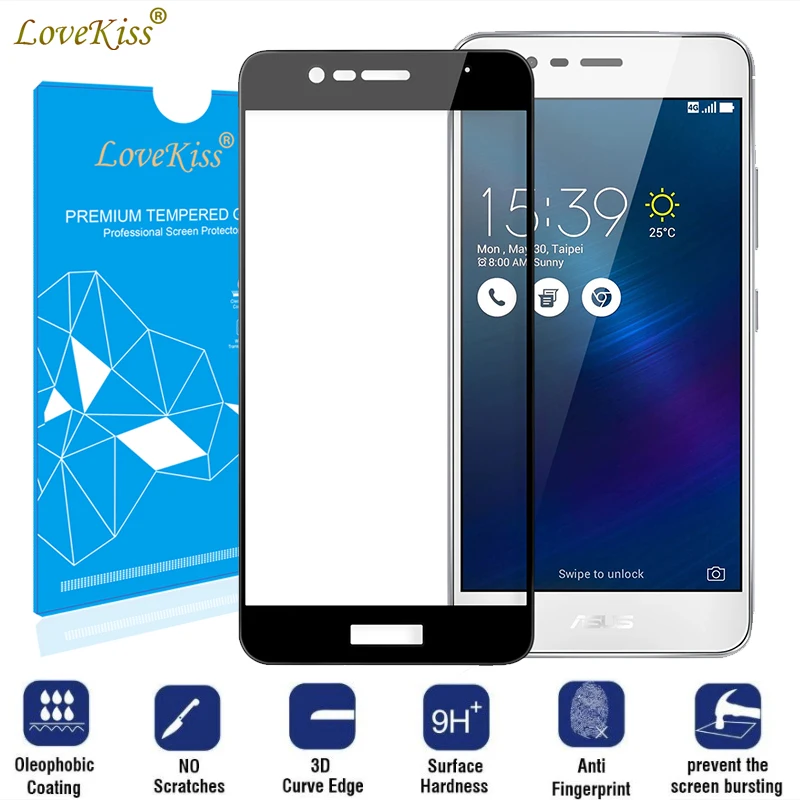 Изогнутая пленка с полным покрытием для ASUS Zenfone 3 Max ZC520TL ZC553KL 3Max полное покрытие